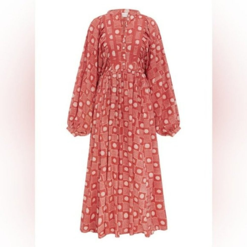Kinga Csilla Tiga Mascali Dress Red